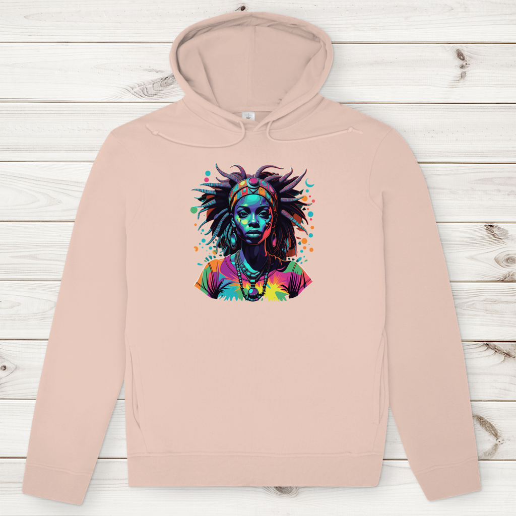 Herren Premium Bio Hoodie Tribal Queen