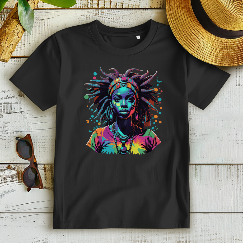 Damen Premium Bio T-Shirt Tribal Queen