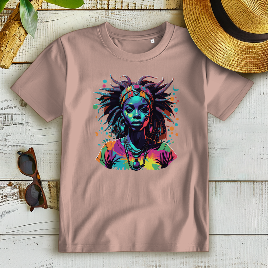 Damen Premium Bio T-Shirt Tribal Queen