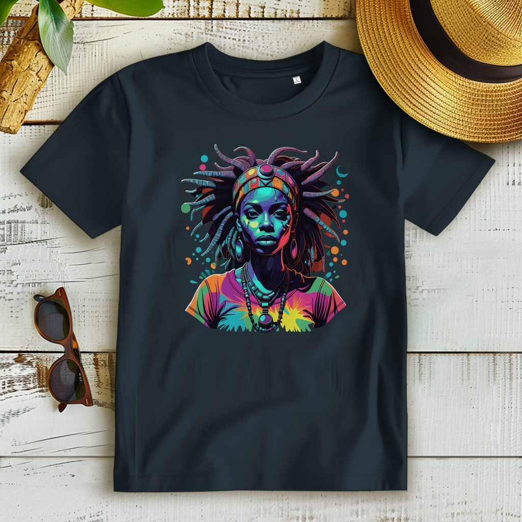 Damen Premium Bio T-Shirt Tribal Queen
