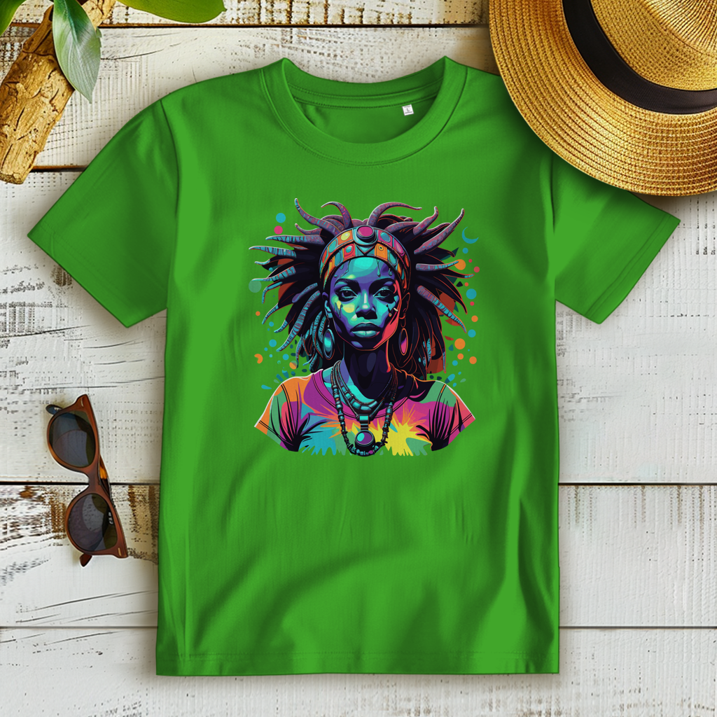 Damen Premium Bio T-Shirt Tribal Queen