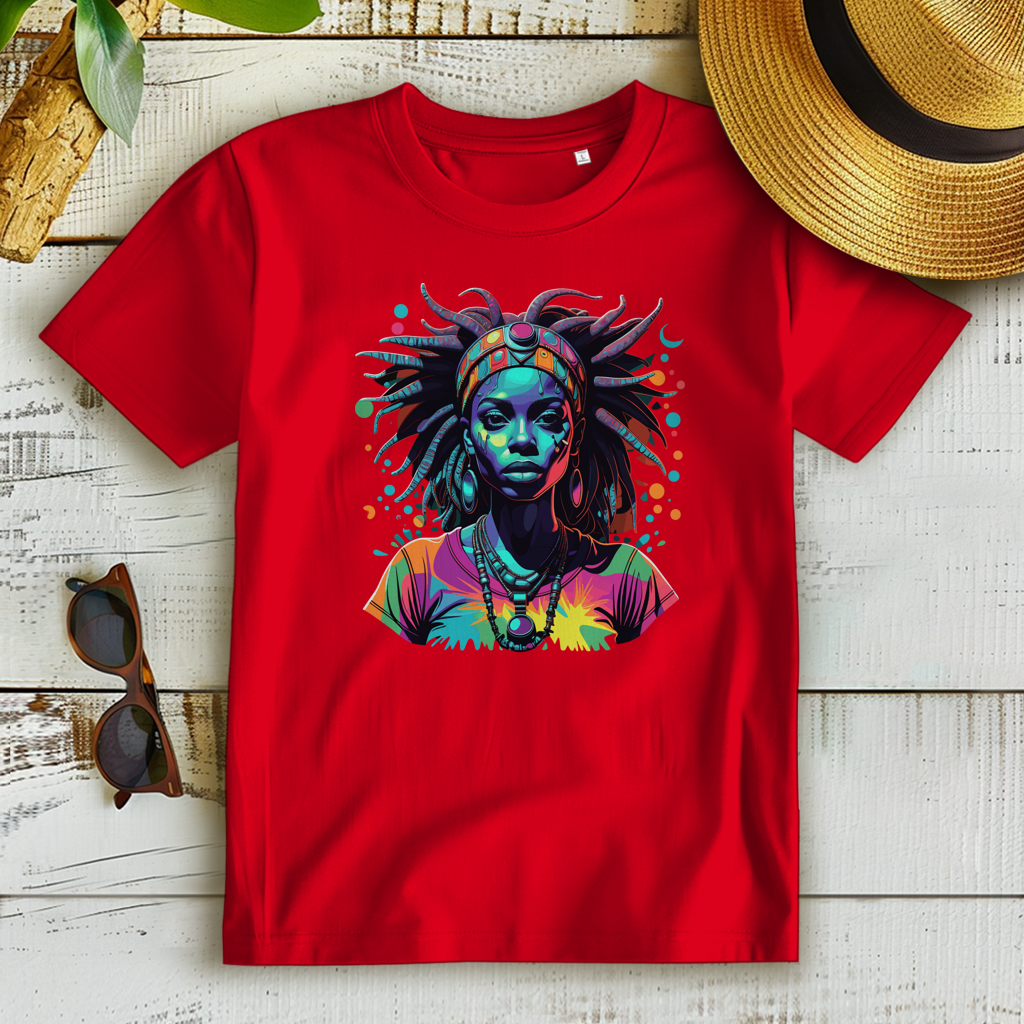 Damen Premium Bio T-Shirt Tribal Queen
