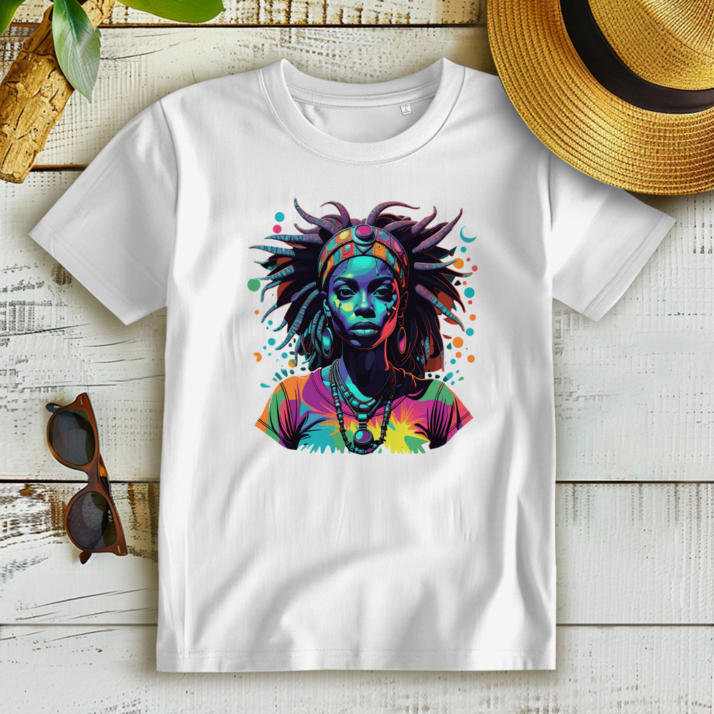 Damen Premium Bio T-Shirt Tribal Queen
