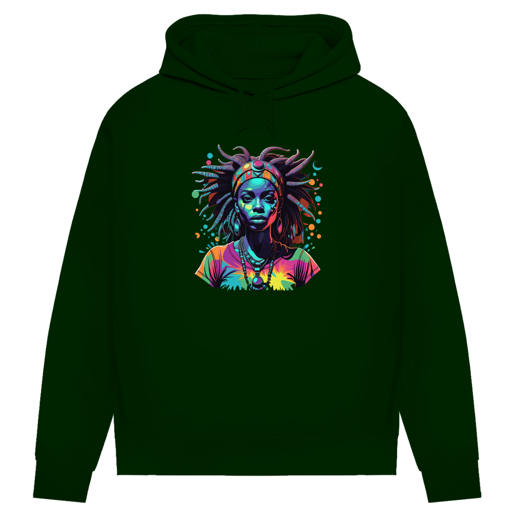 Damen Premium Bio Hoodie Tribal Queen