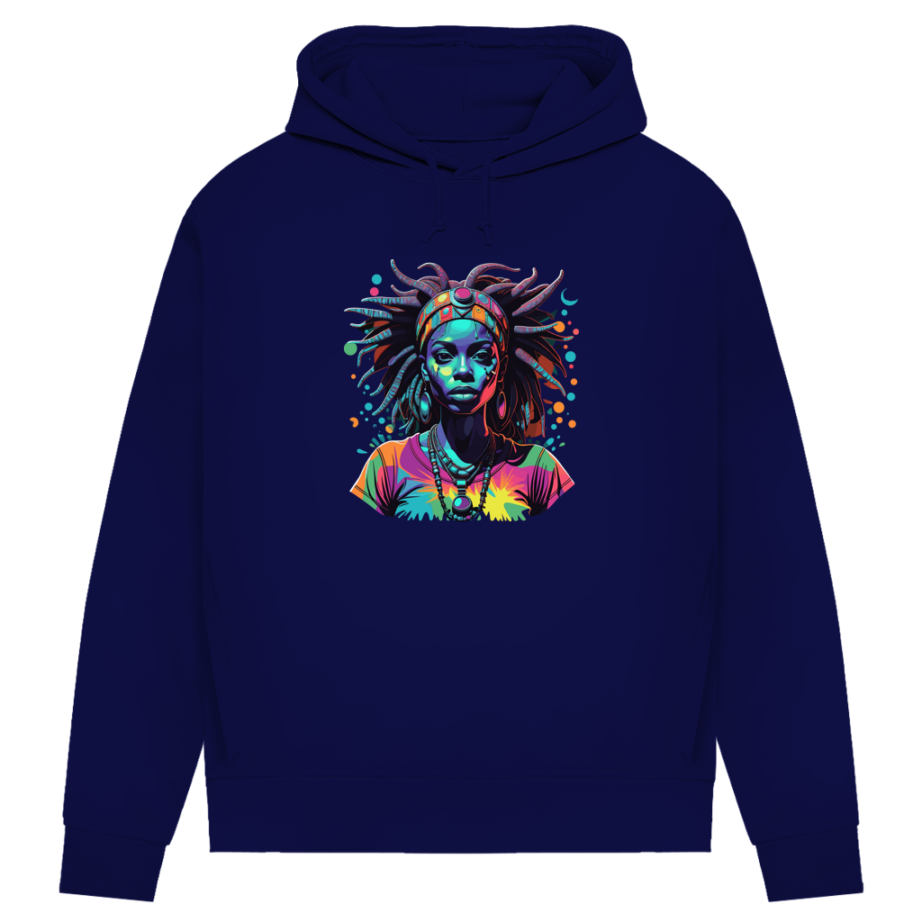 Damen Premium Bio Hoodie Tribal Queen