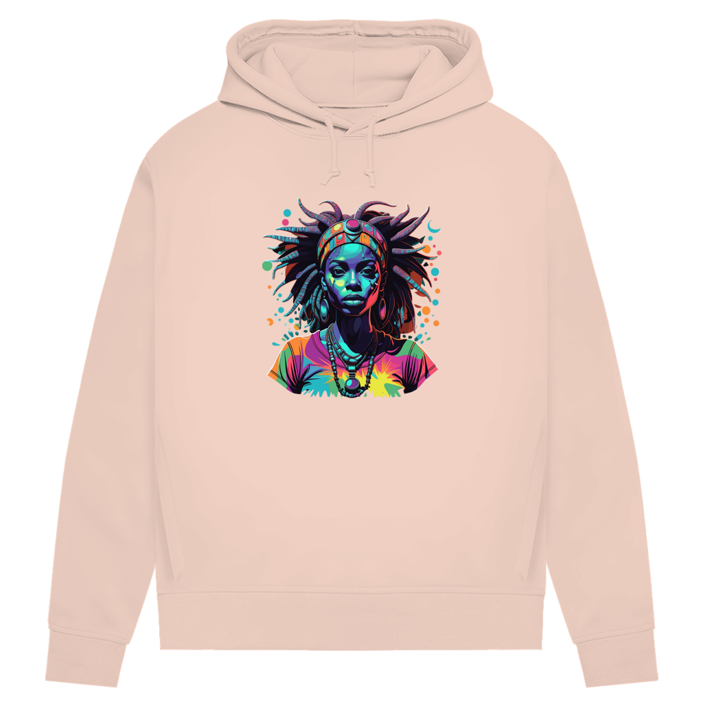 Damen Premium Bio Hoodie Tribal Queen