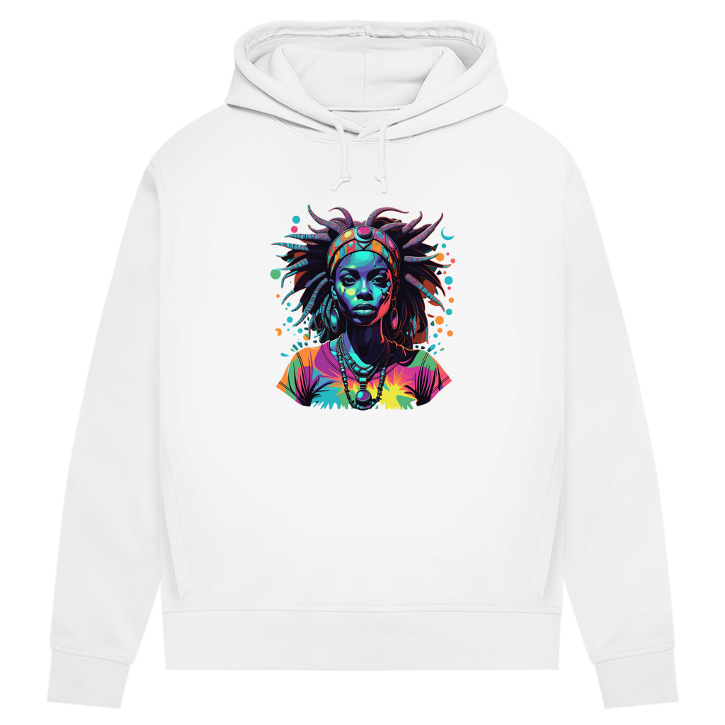 Damen Premium Bio Hoodie Tribal Queen