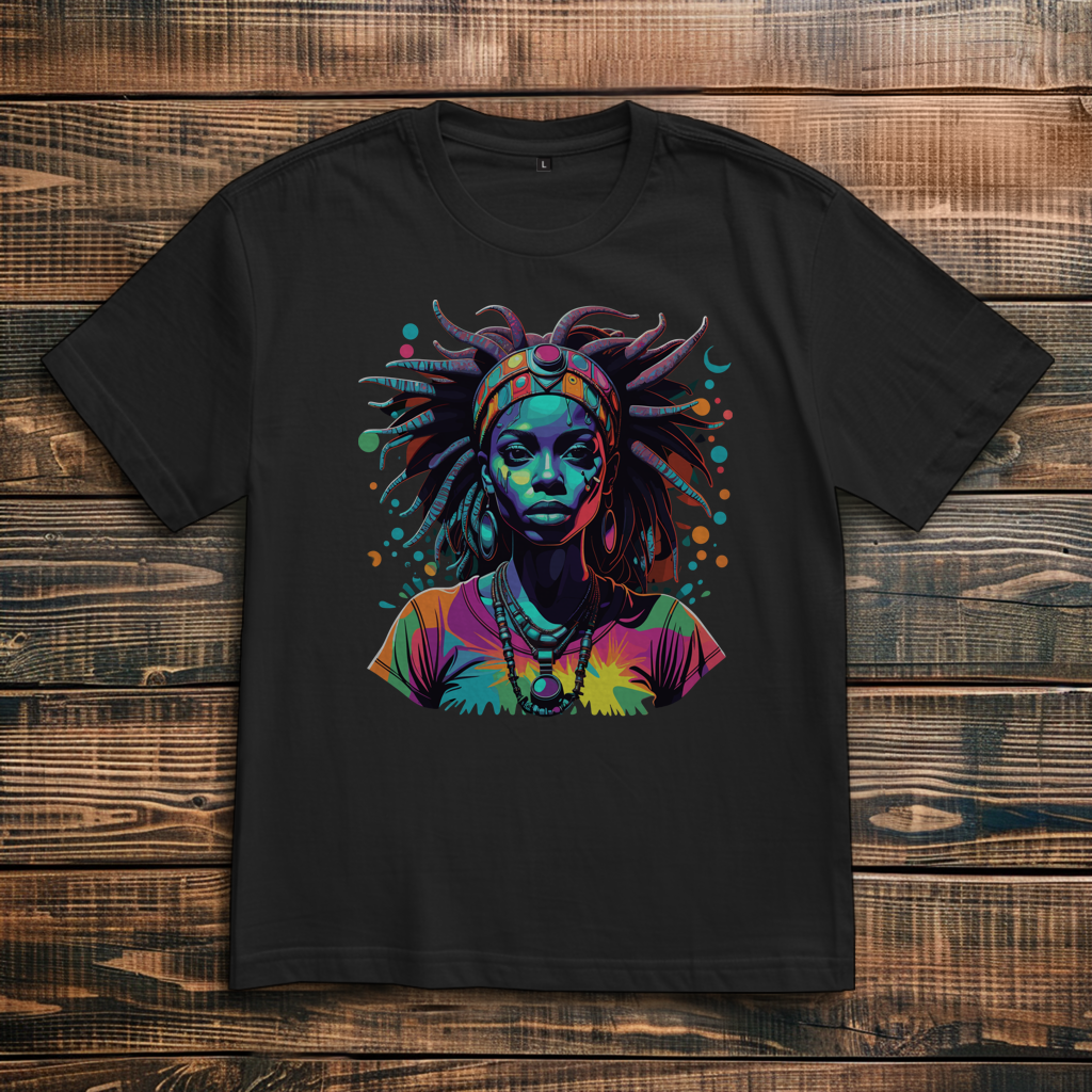 Oversize T-Shirt Tribal Queen