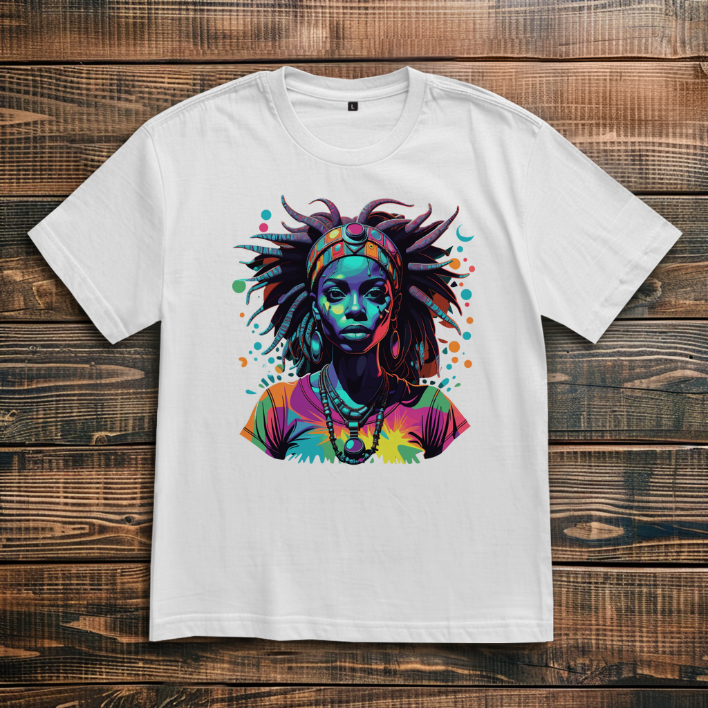 Oversize T-Shirt Tribal Queen