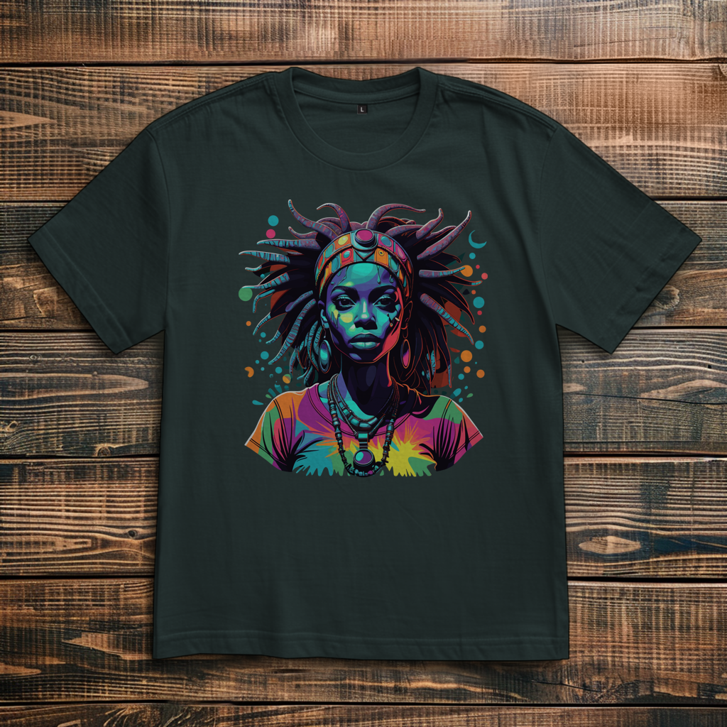 Oversize T-Shirt Tribal Queen