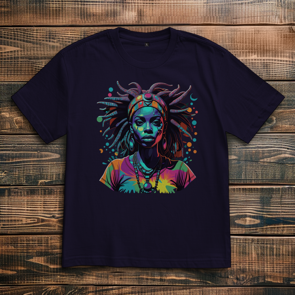 Oversize T-Shirt Tribal Queen