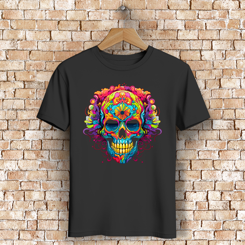 Herren Premium Bio T-Shirt Sugar Skull