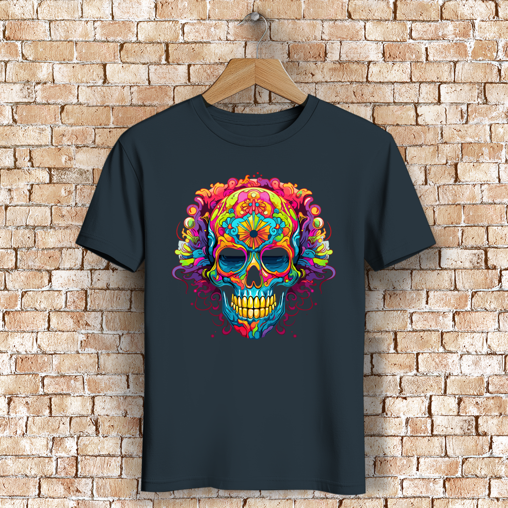 Herren Premium Bio T-Shirt Sugar Skull