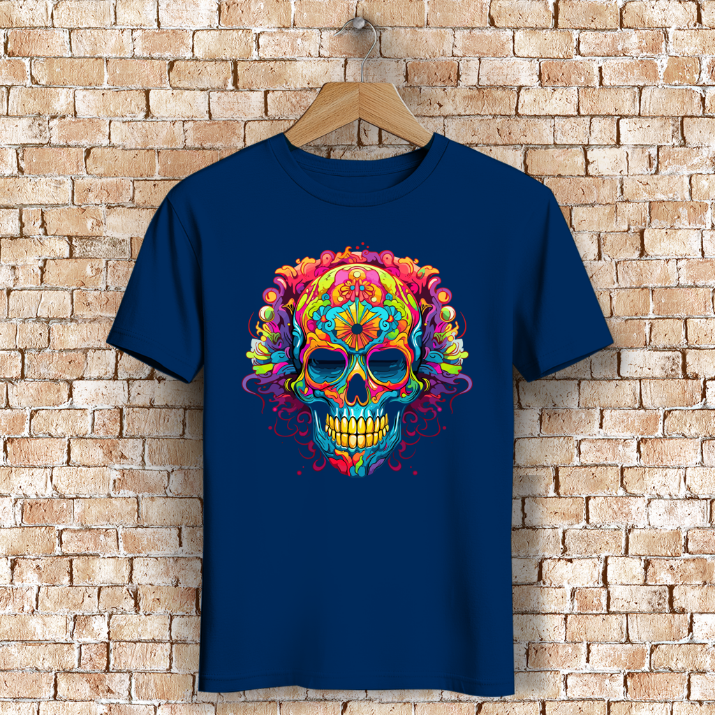 Herren Premium Bio T-Shirt Sugar Skull