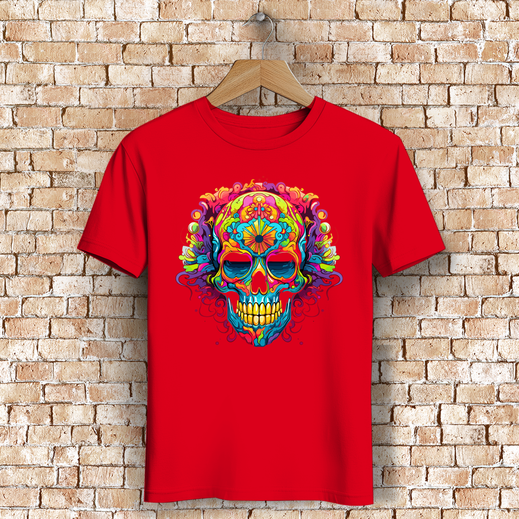 Herren Premium Bio T-Shirt Sugar Skull