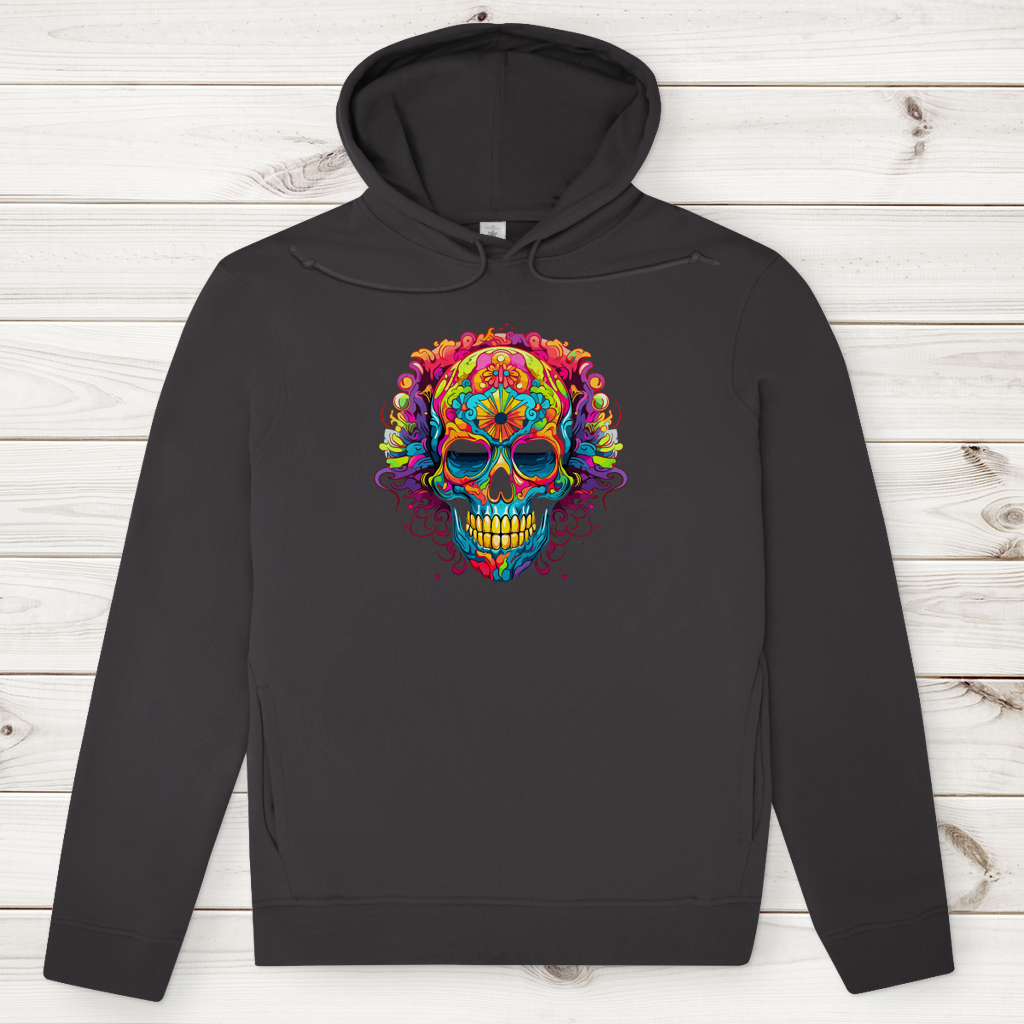 Herren Premium Bio Hoodie Sugar Skull