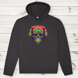 Herren Premium Bio Hoodie Sugar Skull