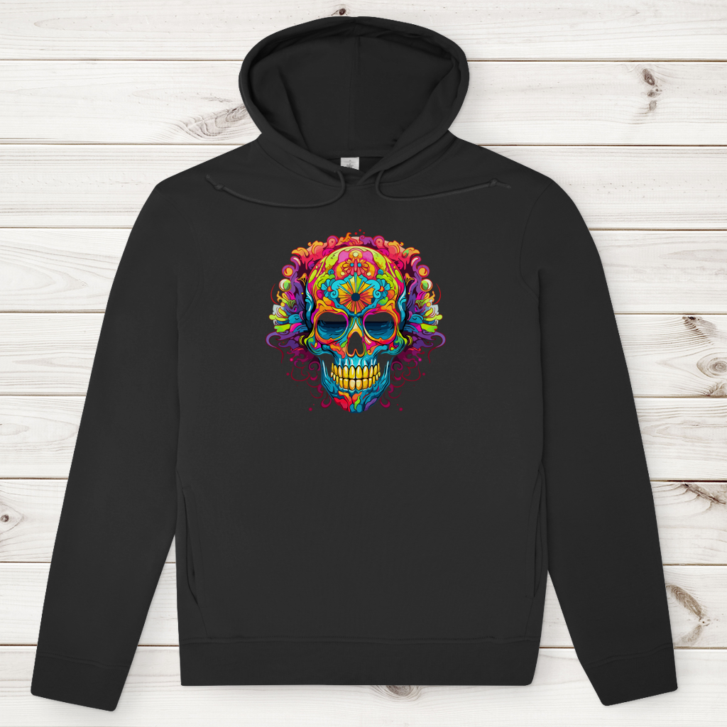 Herren Premium Bio Hoodie Sugar Skull