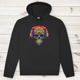 Herren Premium Bio Hoodie Sugar Skull