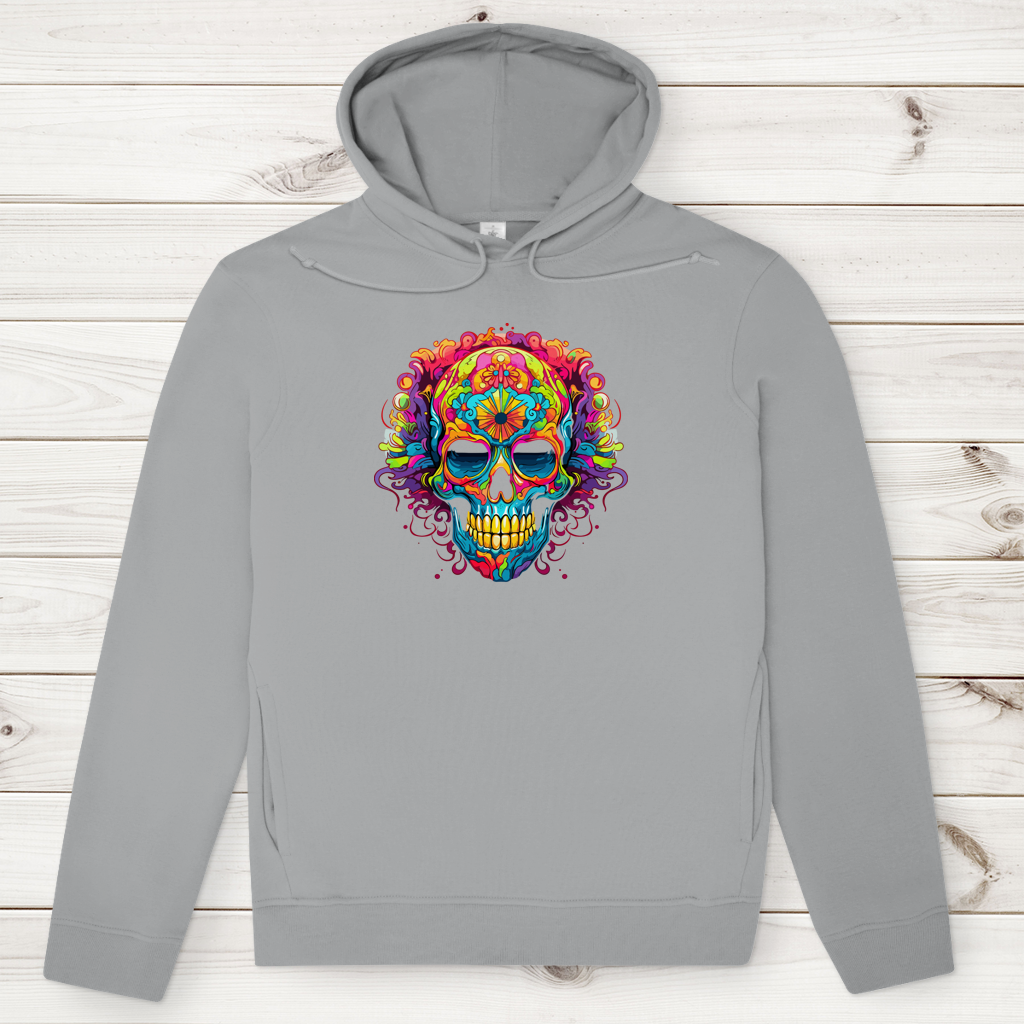 Herren Premium Bio Hoodie Sugar Skull