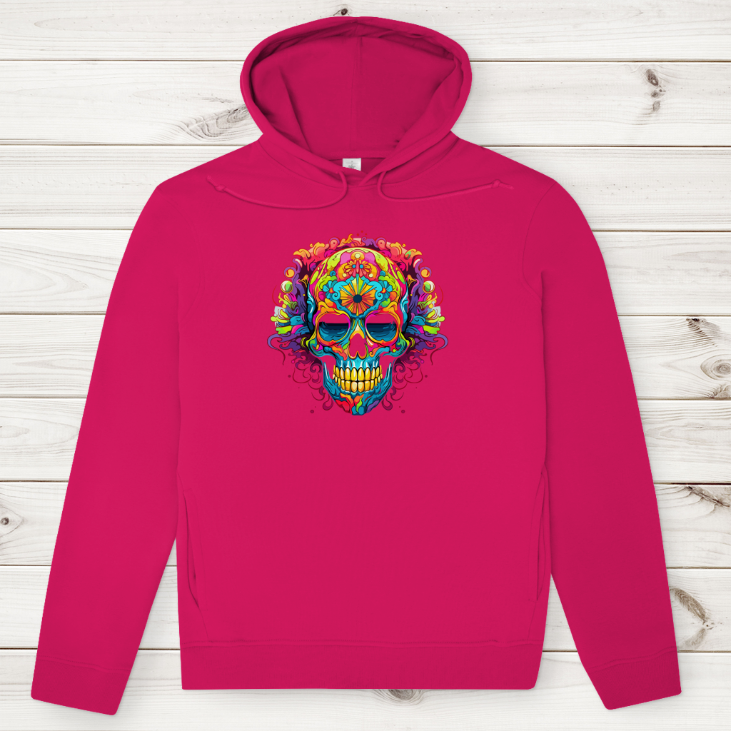 Herren Premium Bio Hoodie Sugar Skull