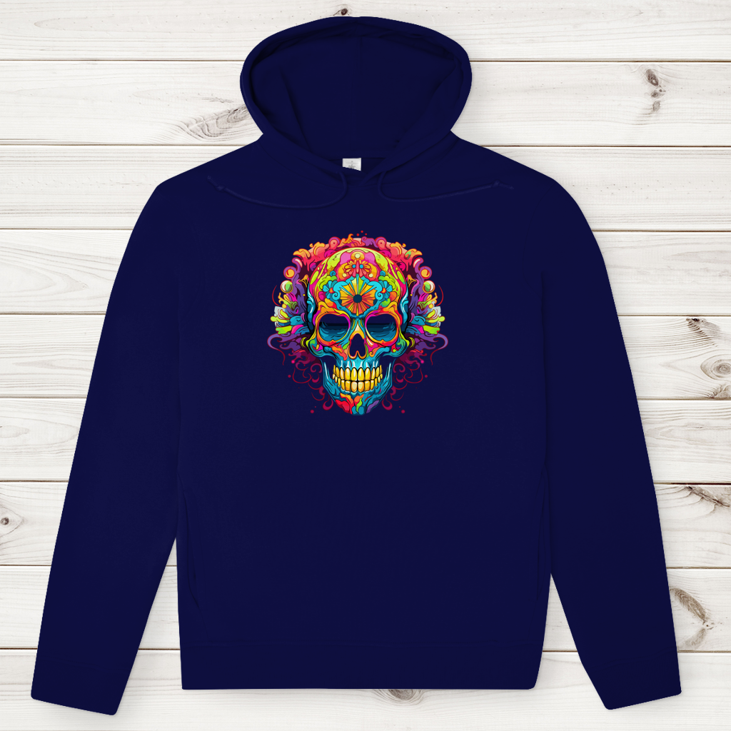 Herren Premium Bio Hoodie Sugar Skull