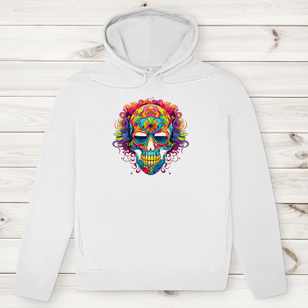 Herren Premium Bio Hoodie Sugar Skull
