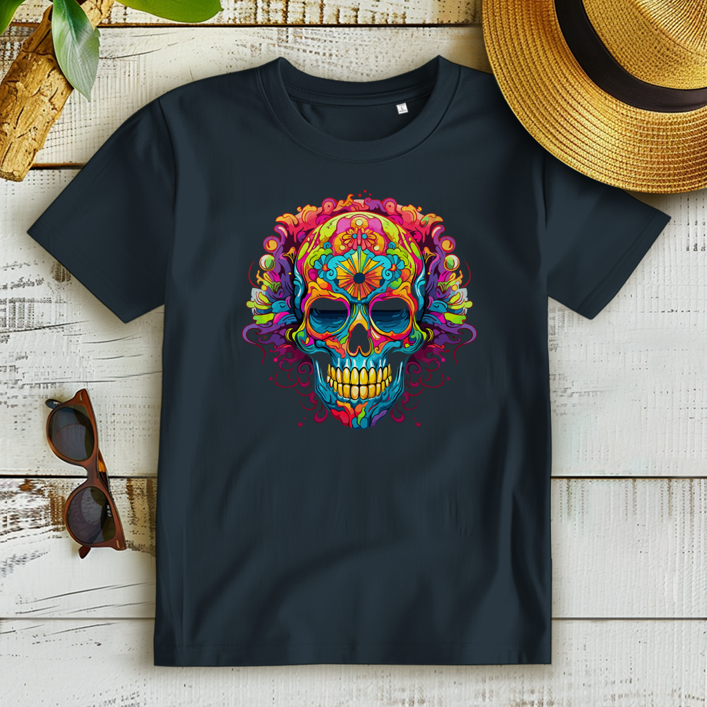 Damen Premium Bio T-Shirt Sugar Skull