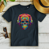 Damen Premium Bio T-Shirt Sugar Skull