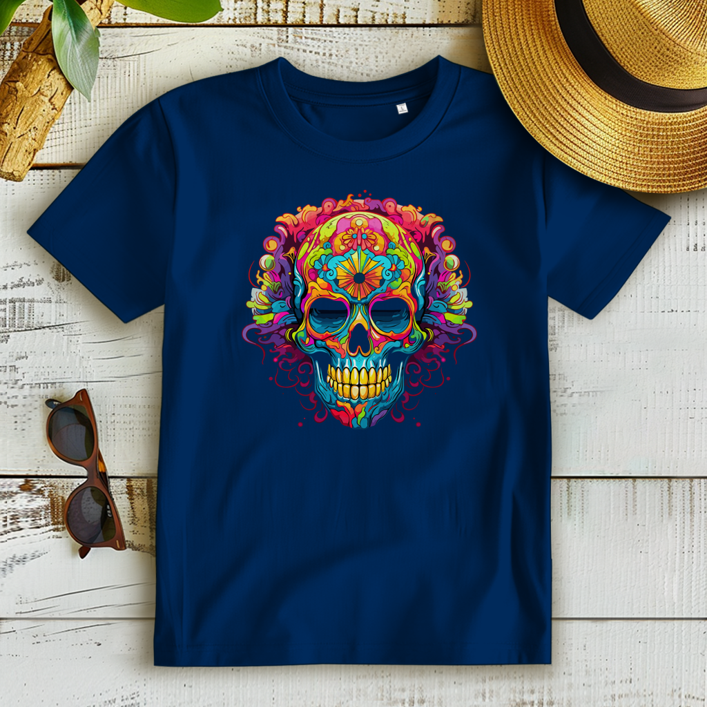 Damen Premium Bio T-Shirt Sugar Skull