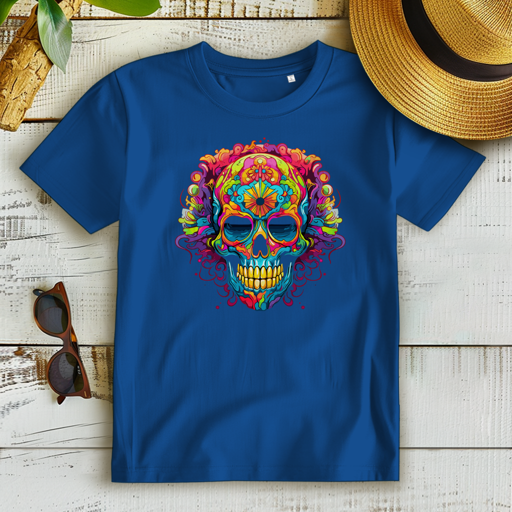 Damen Premium Bio T-Shirt Sugar Skull