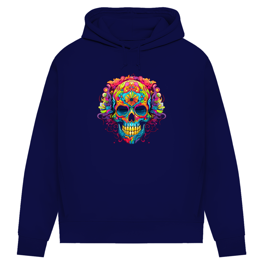 Damen Premium Bio Hoodie Sugar Skull