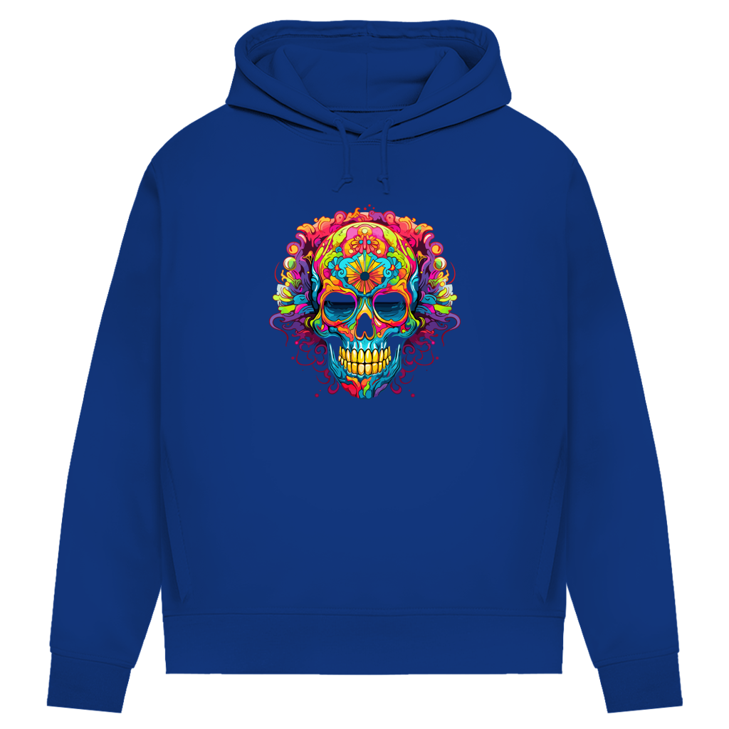 Damen Premium Bio Hoodie Sugar Skull