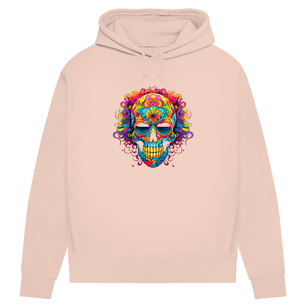 Damen Premium Bio Hoodie Sugar Skull