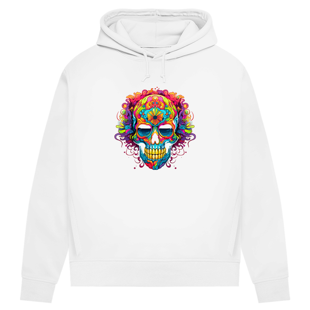 Damen Premium Bio Hoodie Sugar Skull