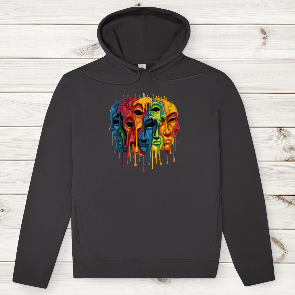 Herren Premium Bio Hoodie Drip Masks