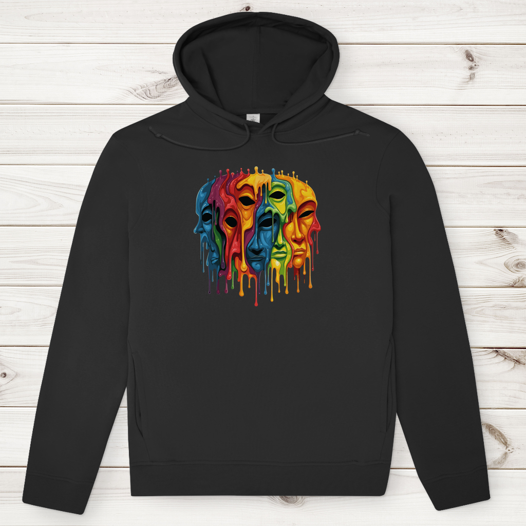 Herren Premium Bio Hoodie Drip Masks