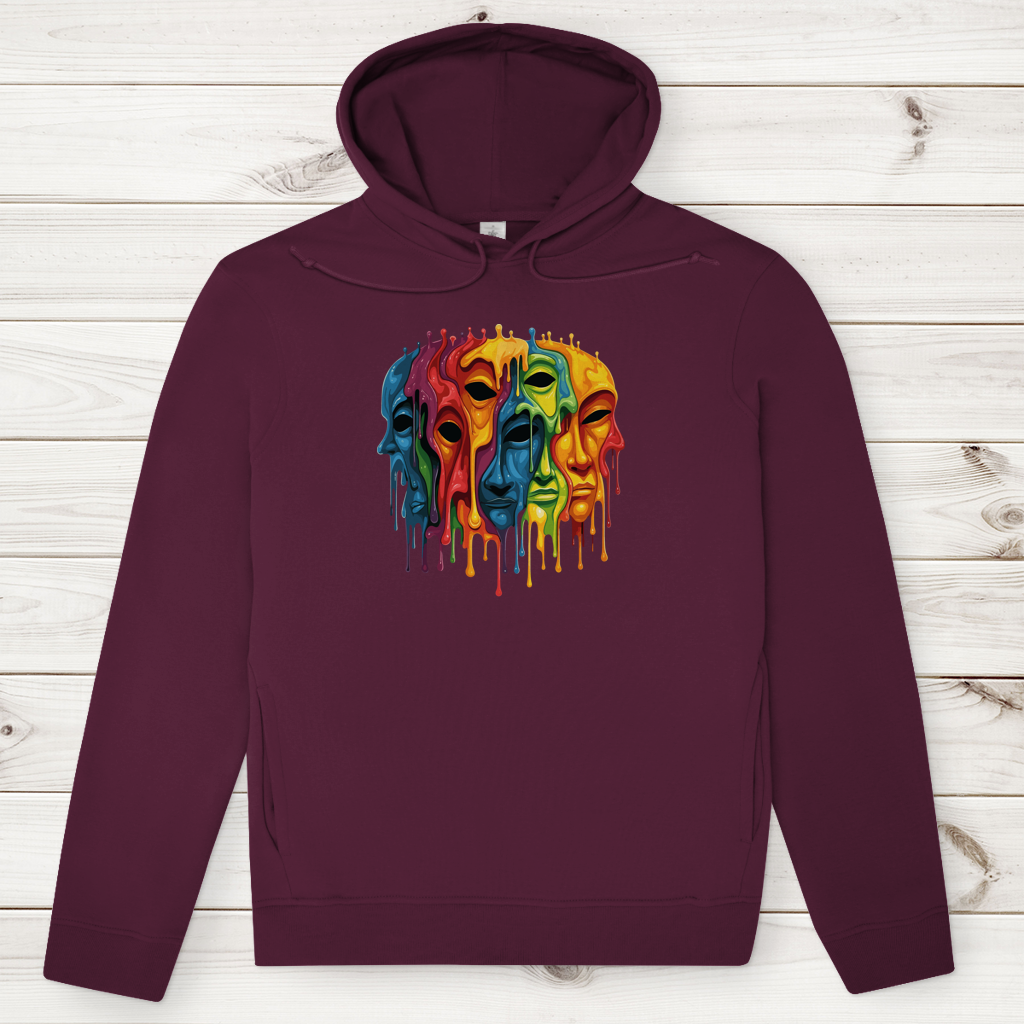 Herren Premium Bio Hoodie Drip Masks