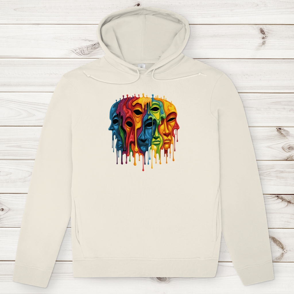 Herren Premium Bio Hoodie Drip Masks