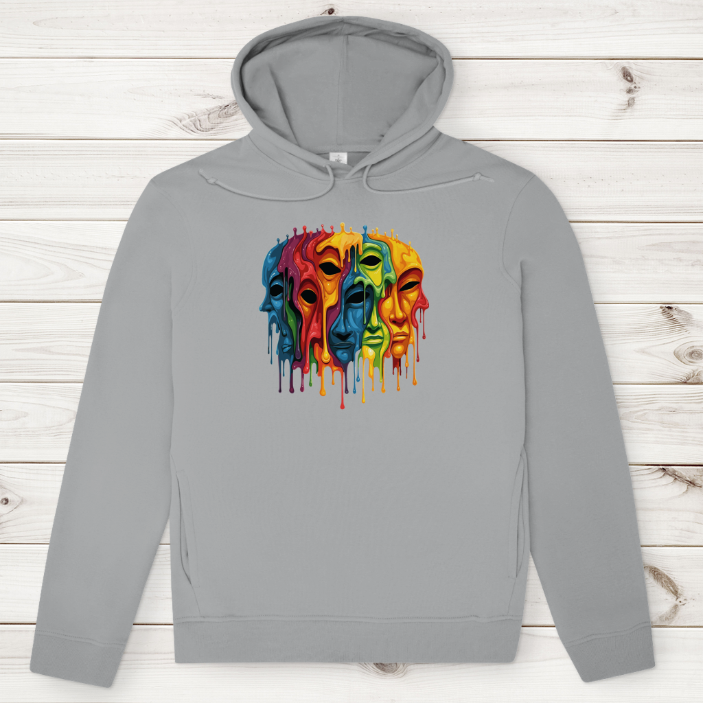 Herren Premium Bio Hoodie Drip Masks