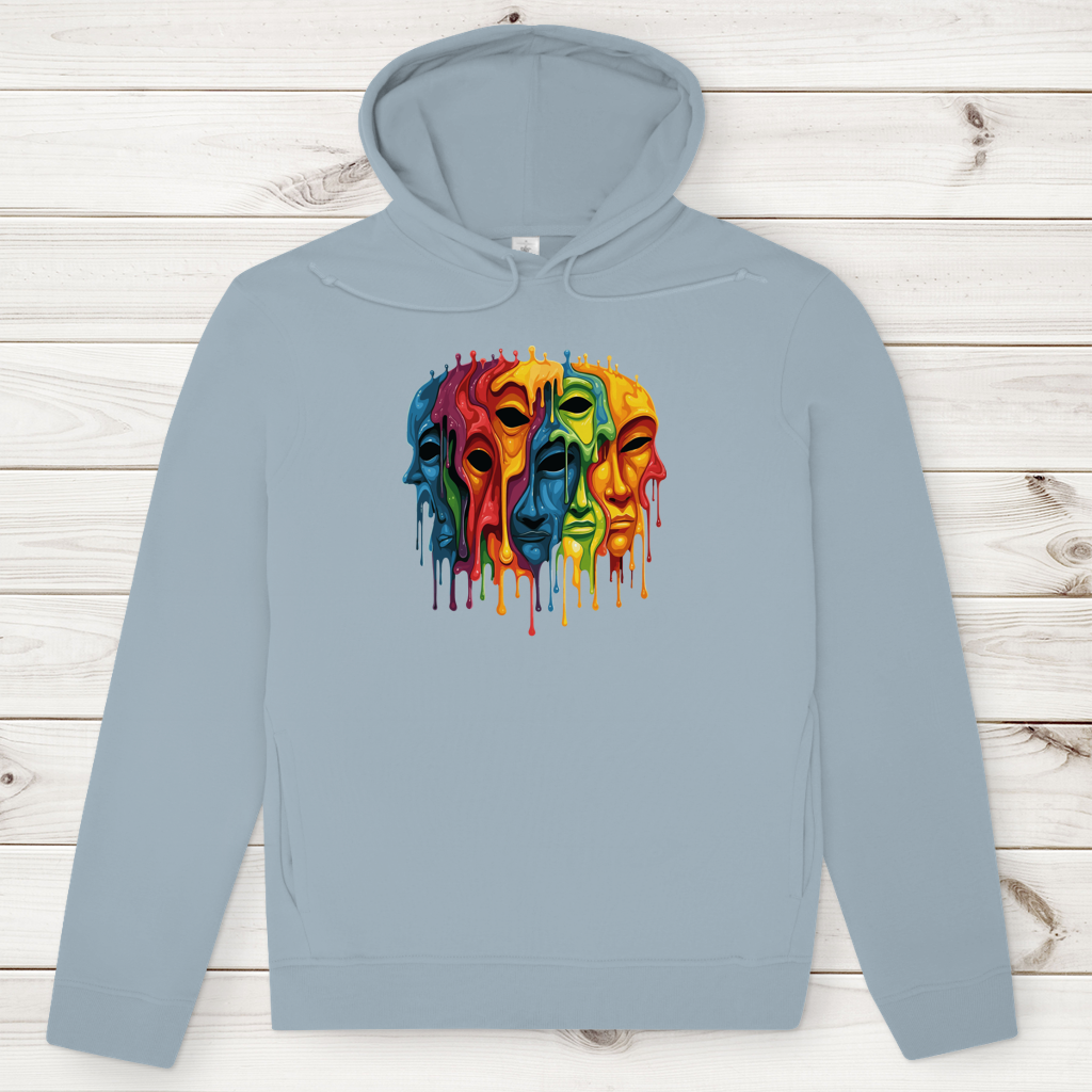 Herren Premium Bio Hoodie Drip Masks