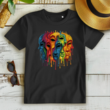 Damen Premium Bio T-Shirt Drip Masks