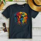 Damen Premium Bio T-Shirt Drip Masks