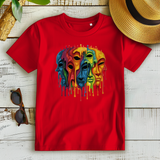Damen Premium Bio T-Shirt Drip Masks