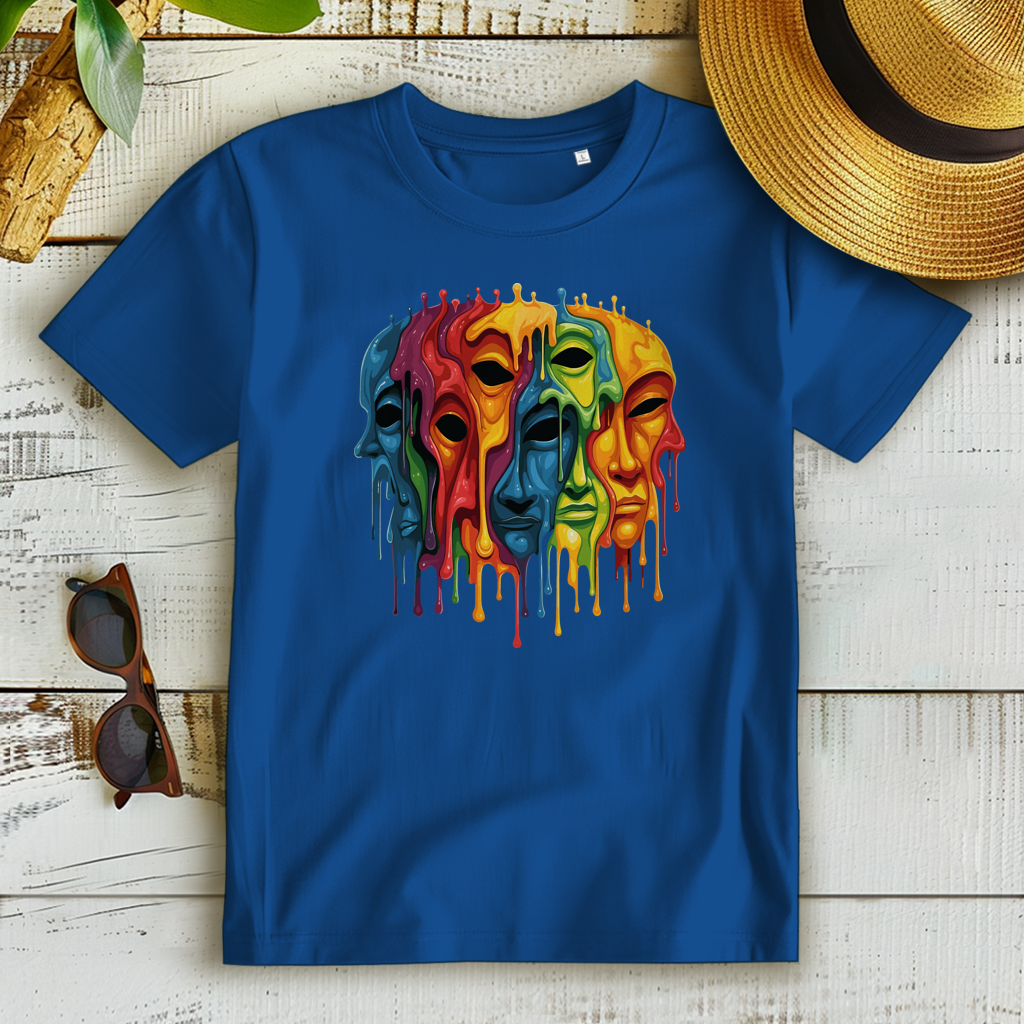 Damen Premium Bio T-Shirt Drip Masks