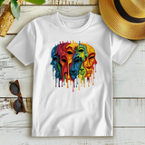 Damen Premium Bio T-Shirt Drip Masks
