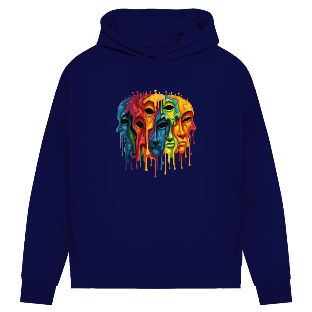 Damen Premium Bio Hoodie Drip Masks
