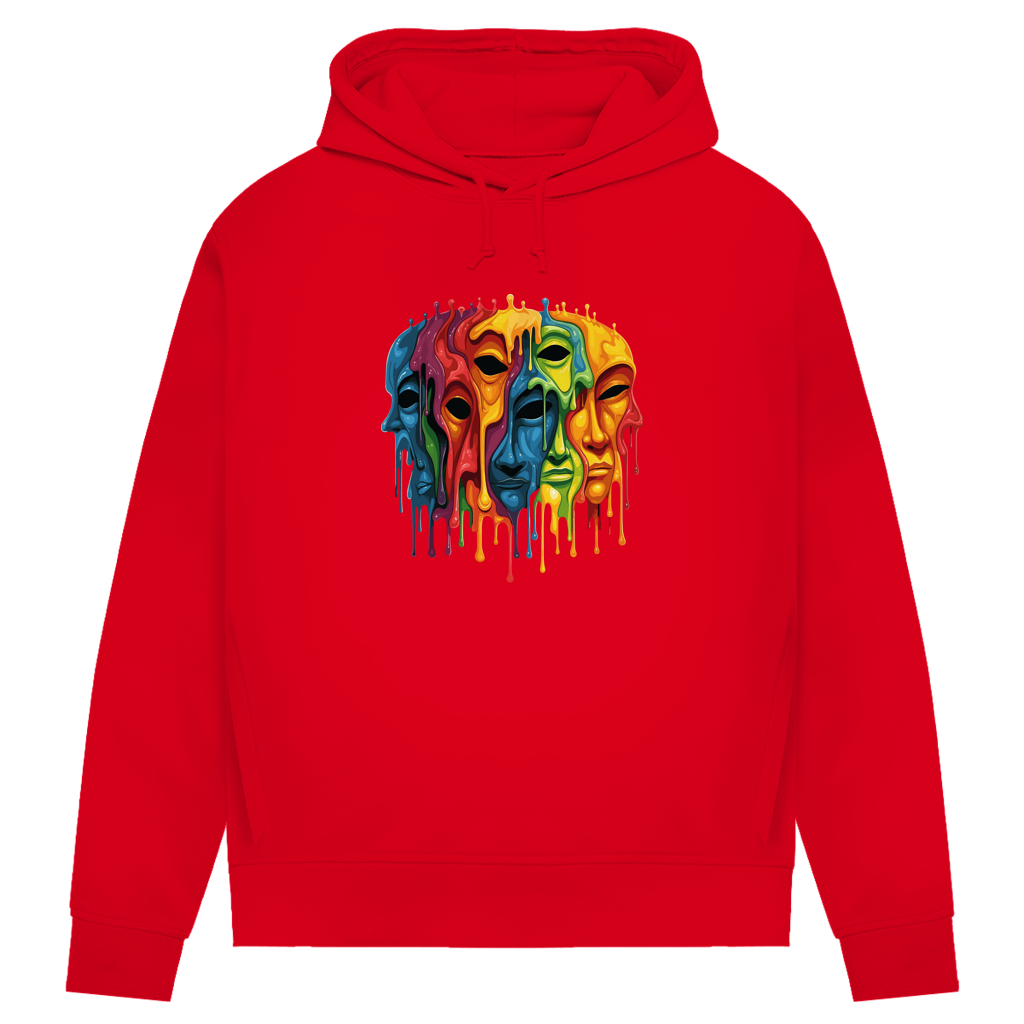 Damen Premium Bio Hoodie Drip Masks