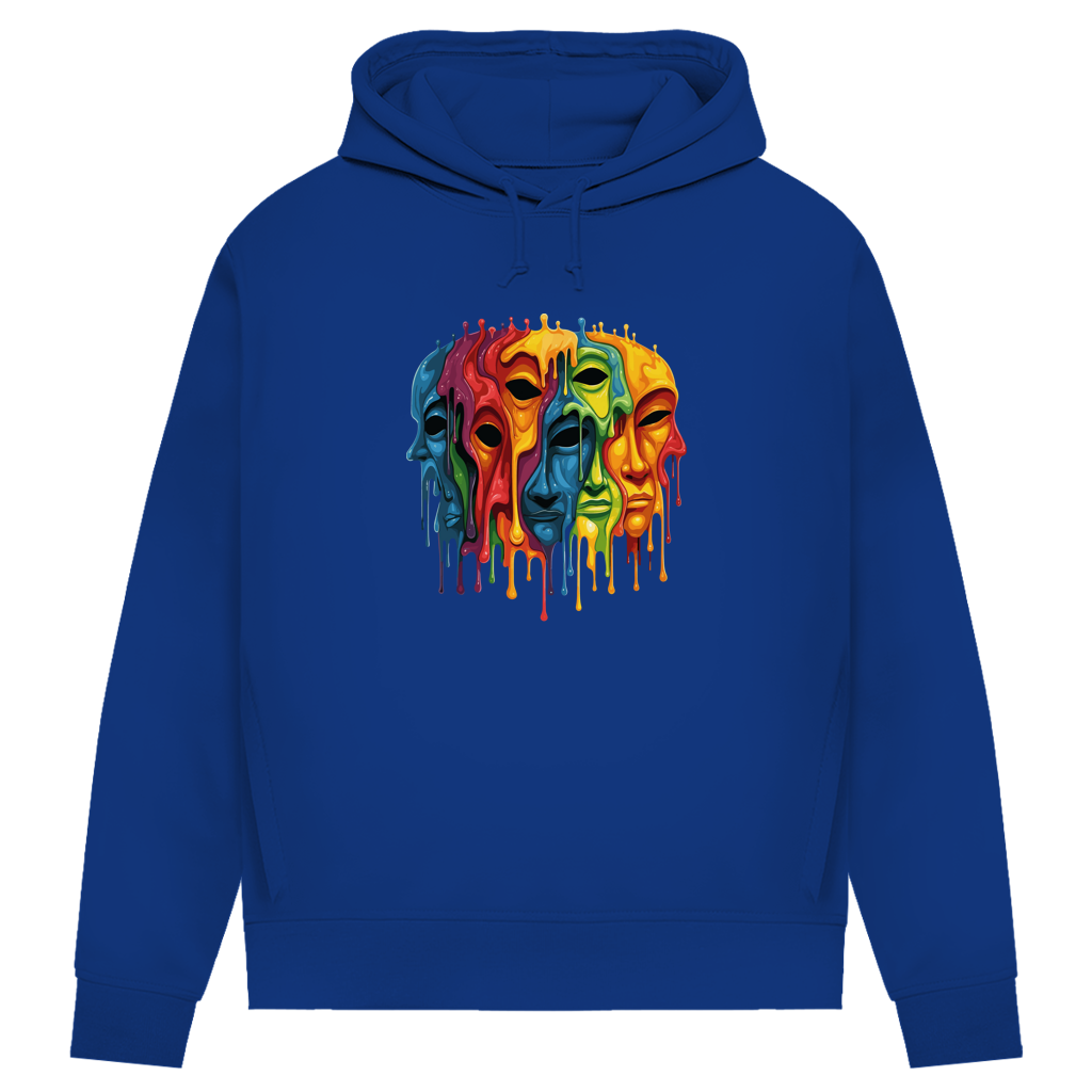 Damen Premium Bio Hoodie Drip Masks
