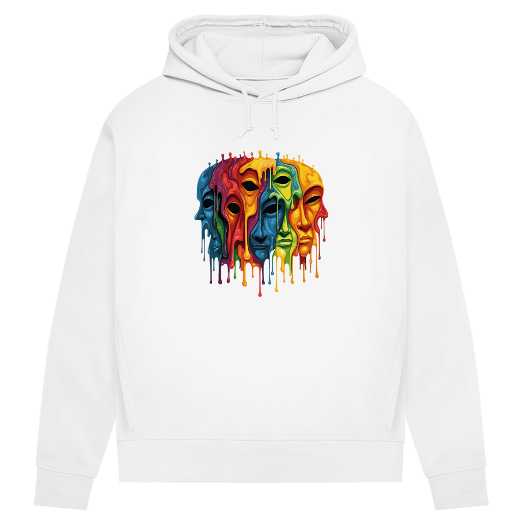 Damen Premium Bio Hoodie Drip Masks